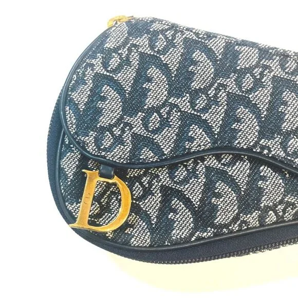 Christian Dior Saddle Pouch With Trotter Pattern X2104 - Picture 8 of 10